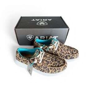 Ariat Women’s Moccasins with Lively Leopard Pattern
